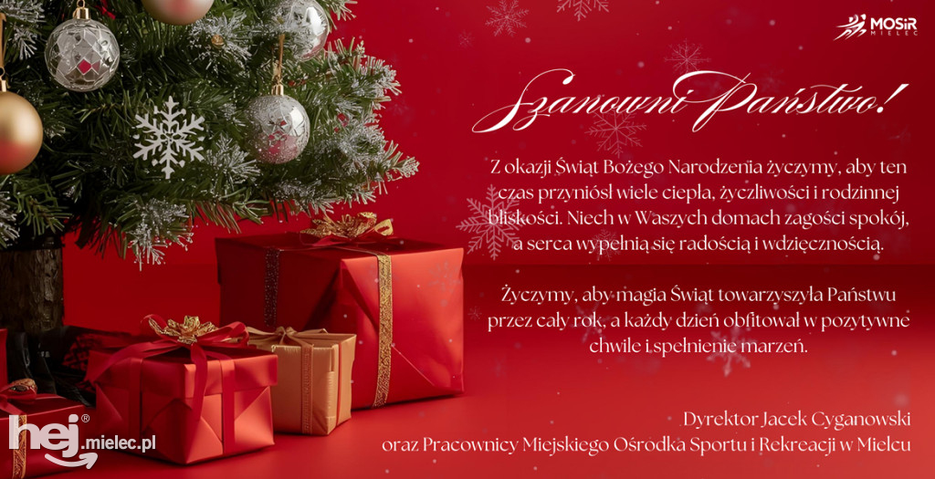 Świąteczne i noworoczne życzenia dla mielczan! Sprawdź od kogo!