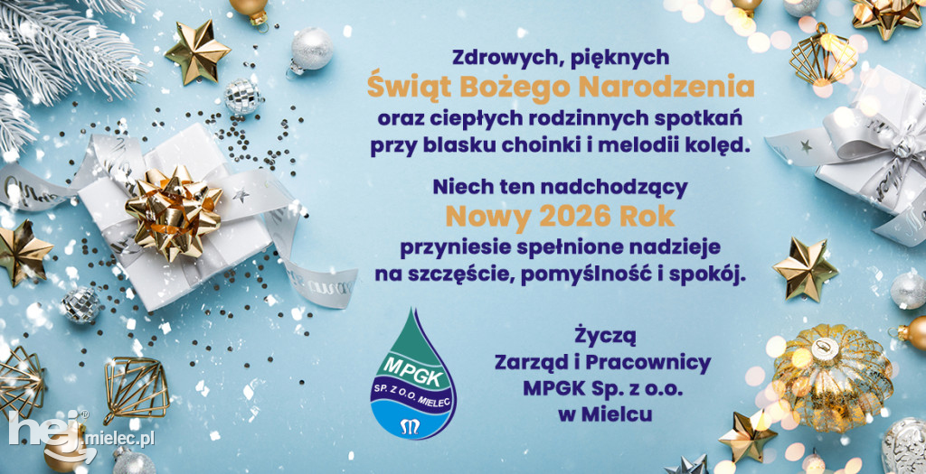 Świąteczne i noworoczne życzenia dla mielczan! Sprawdź od kogo!