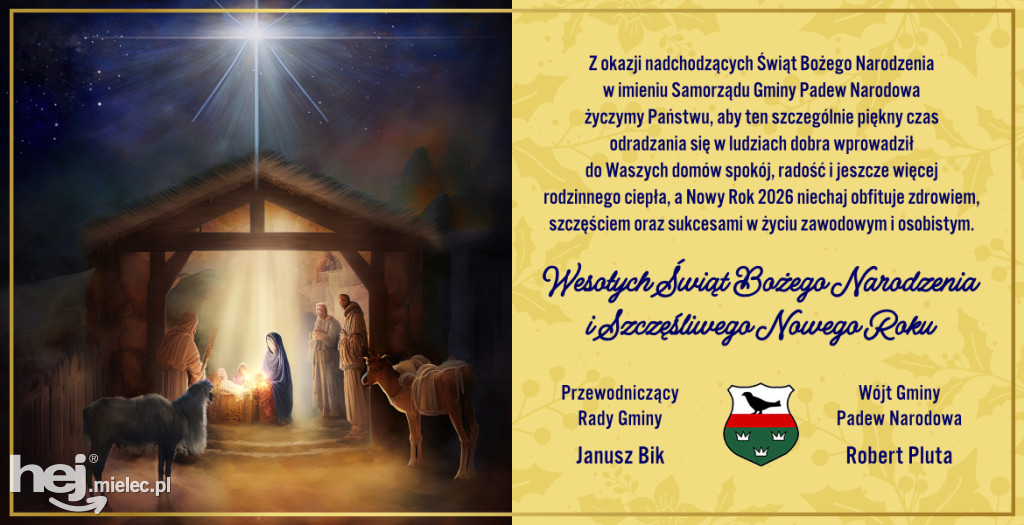 Świąteczne i noworoczne życzenia dla mielczan! Sprawdź od kogo!