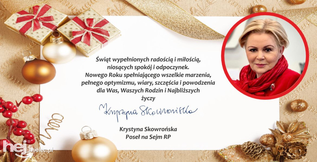 Świąteczne i noworoczne życzenia dla mielczan! Sprawdź od kogo!