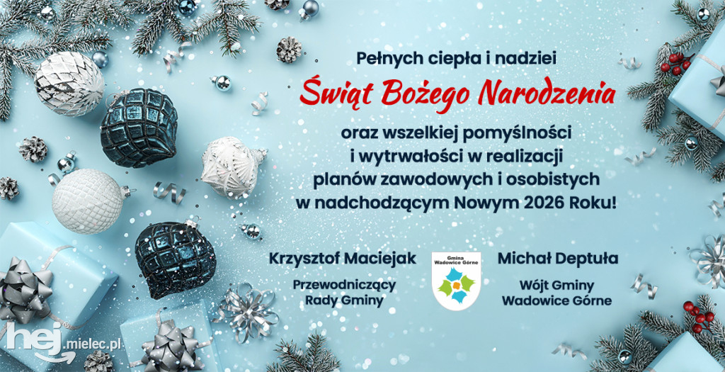Świąteczne i noworoczne życzenia dla mielczan! Sprawdź od kogo!