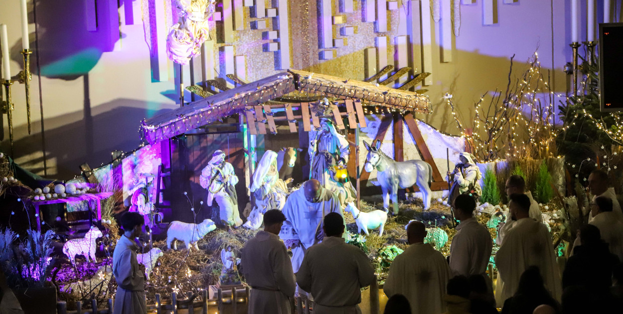 Pasterka w parafii pw. Ducha Świętego w Mielcu