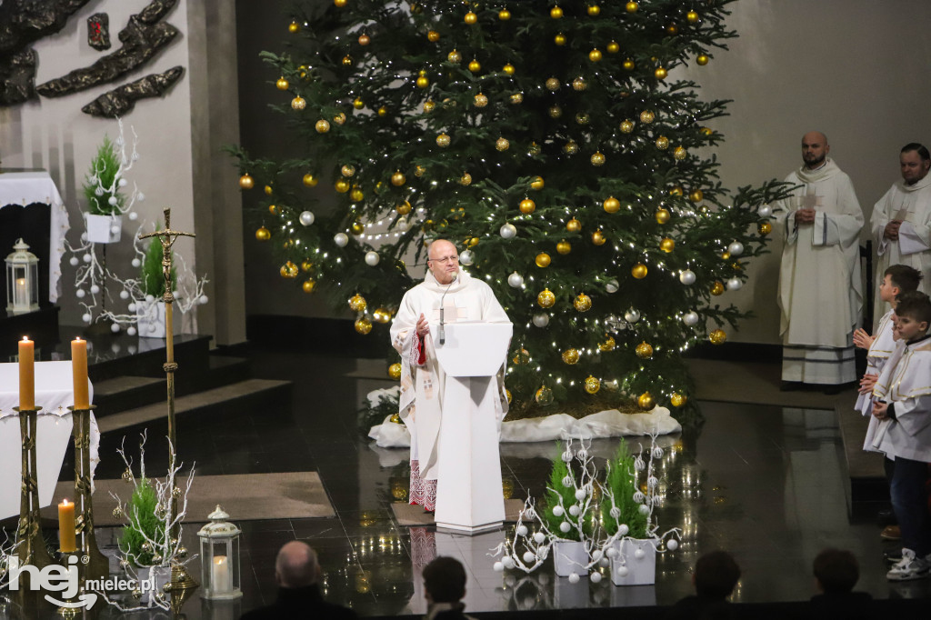 Pasterka w parafii pw. Ducha Świętego w Mielcu