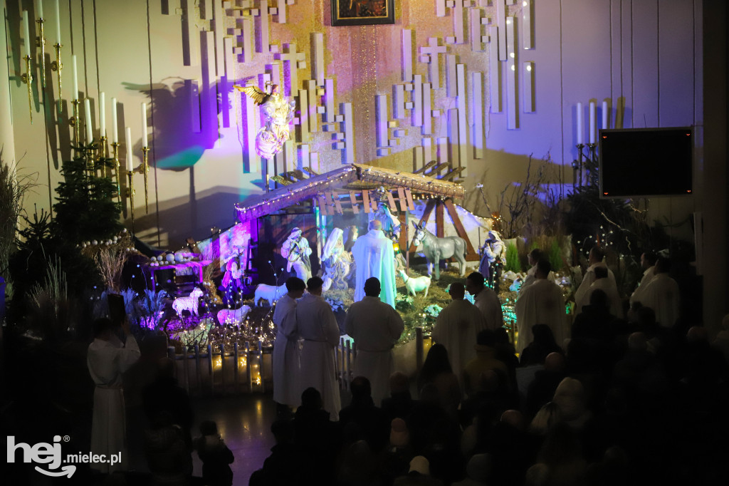 Pasterka w parafii pw. Ducha Świętego w Mielcu