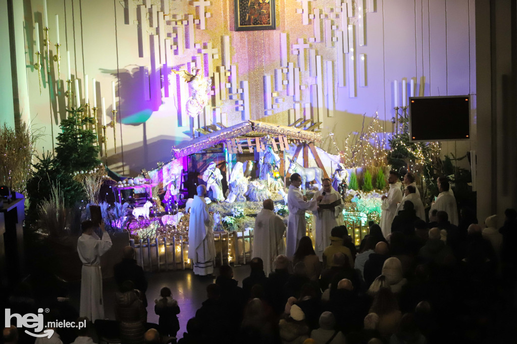 Pasterka w parafii pw. Ducha Świętego w Mielcu