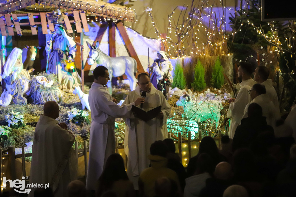 Pasterka w parafii pw. Ducha Świętego w Mielcu