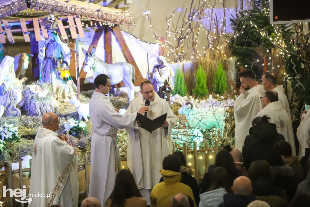 Pasterka w parafii pw. Ducha Świętego w Mielcu