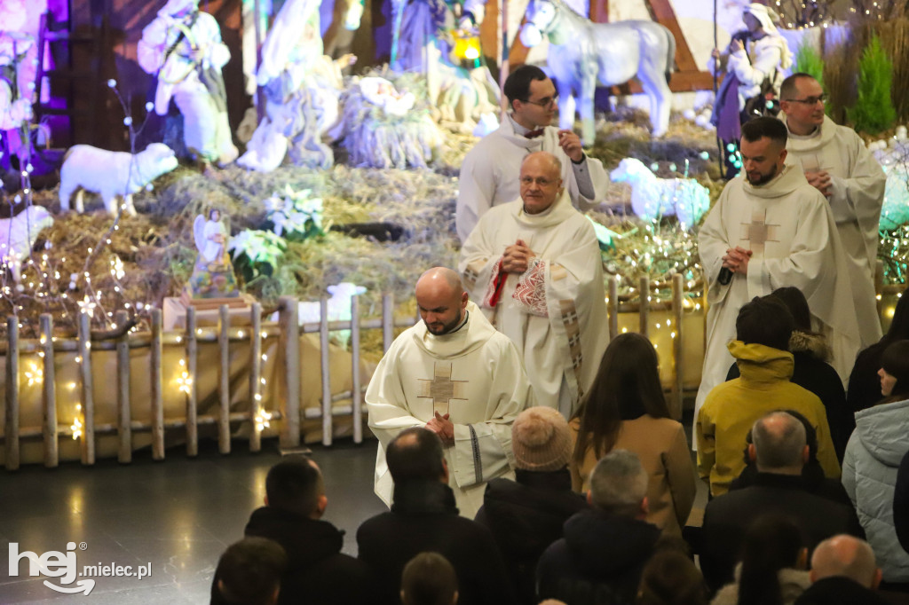 Pasterka w parafii pw. Ducha Świętego w Mielcu