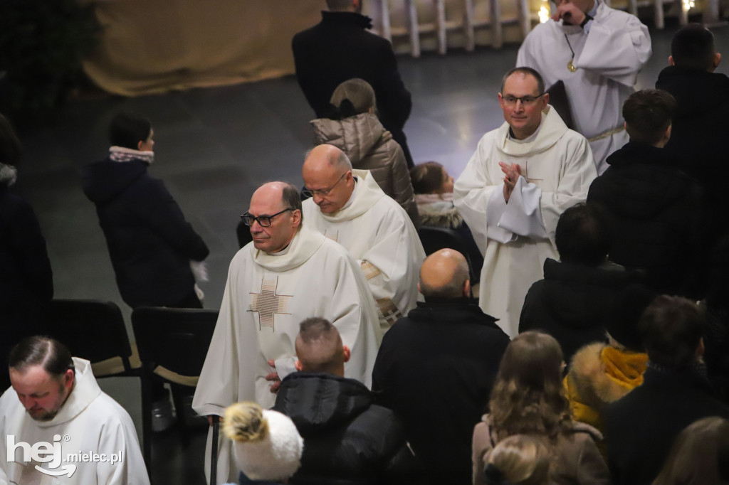 Pasterka w parafii pw. Ducha Świętego w Mielcu