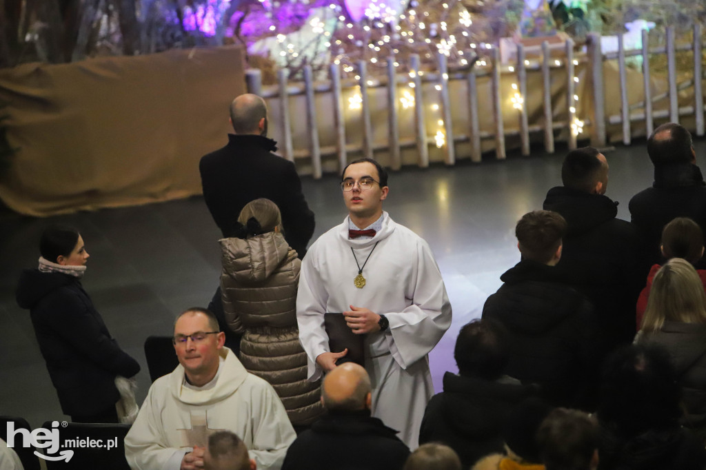 Pasterka w parafii pw. Ducha Świętego w Mielcu