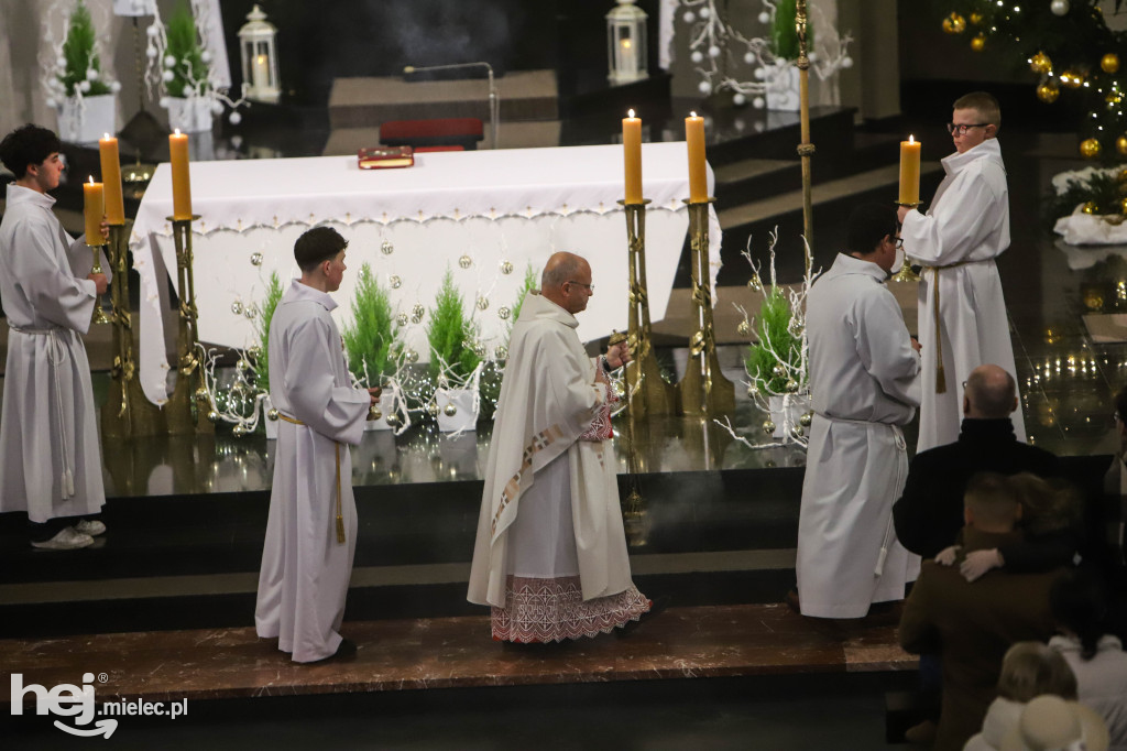 Pasterka w parafii pw. Ducha Świętego w Mielcu