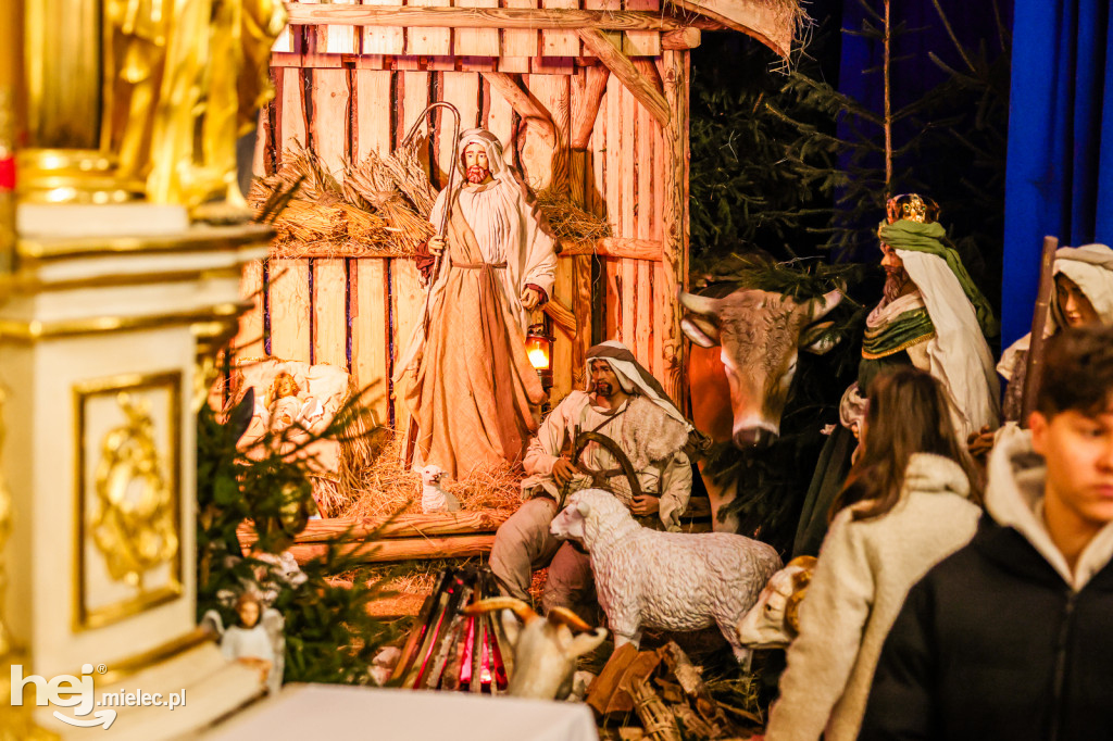 Bożonarodzeniowe szopki w mieleckich kościołach
