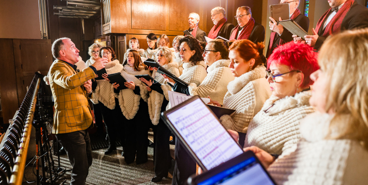 Chór AKORD na Mszy Świętej w parafii pw. MBNP