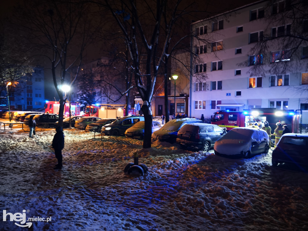 Pożar na ogrodach działkowych