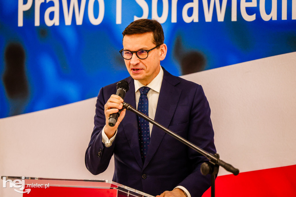 Tłumy na spotkaniu z Mateuszem Morawieckim w Mielcu