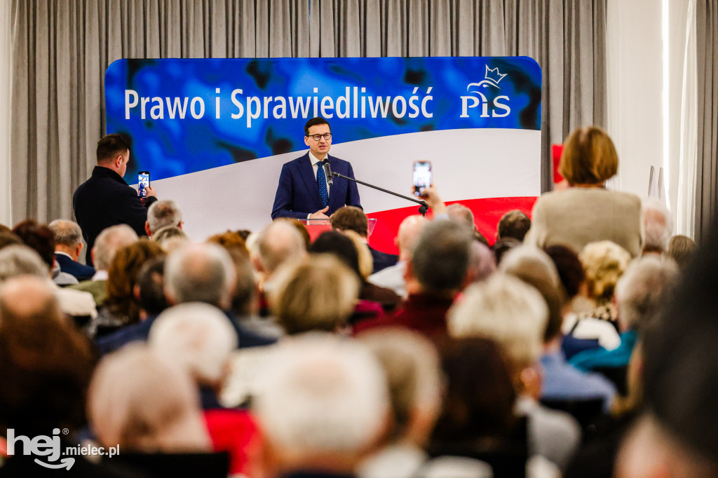 Tłumy na spotkaniu z Mateuszem Morawieckim w Mielcu