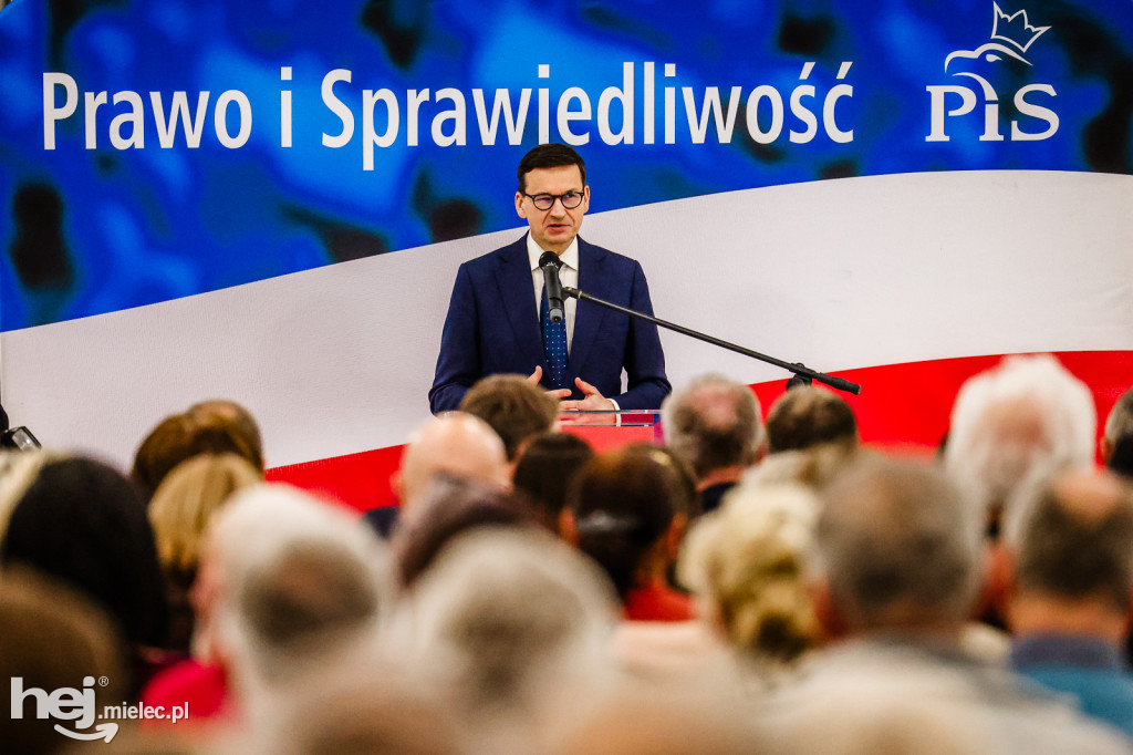 Tłumy na spotkaniu z Mateuszem Morawieckim w Mielcu