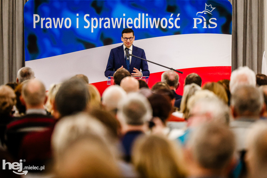 Tłumy na spotkaniu z Mateuszem Morawieckim w Mielcu