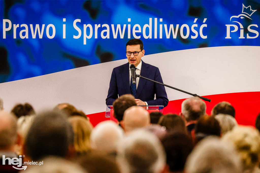 Tłumy na spotkaniu z Mateuszem Morawieckim w Mielcu