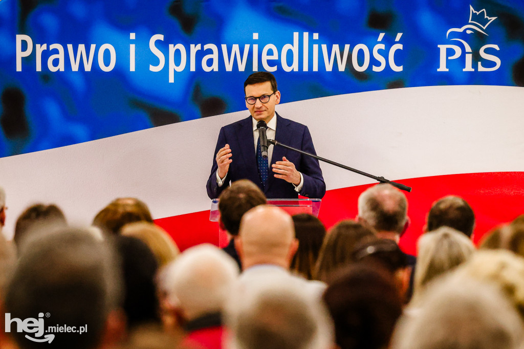 Tłumy na spotkaniu z Mateuszem Morawieckim w Mielcu