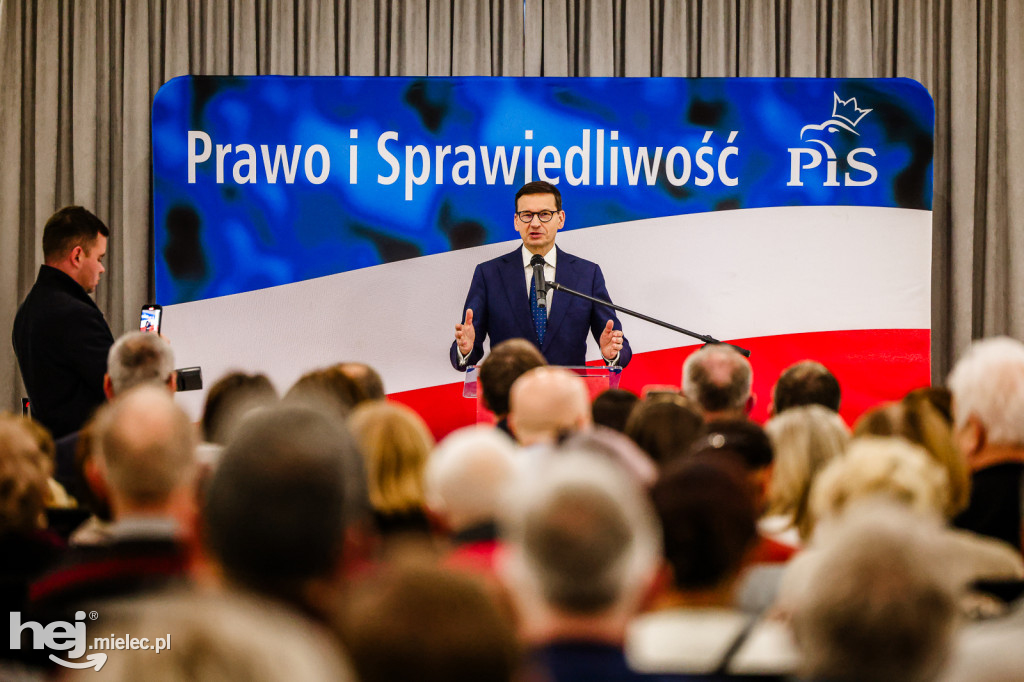 Tłumy na spotkaniu z Mateuszem Morawieckim w Mielcu