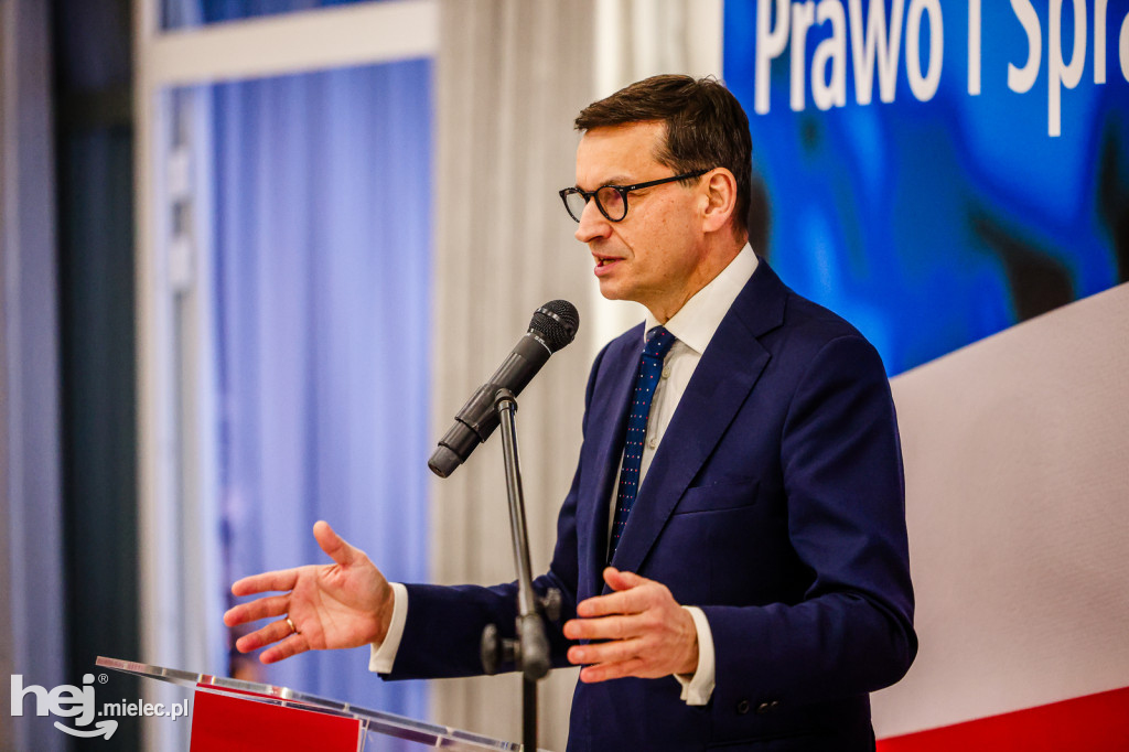 Tłumy na spotkaniu z Mateuszem Morawieckim w Mielcu