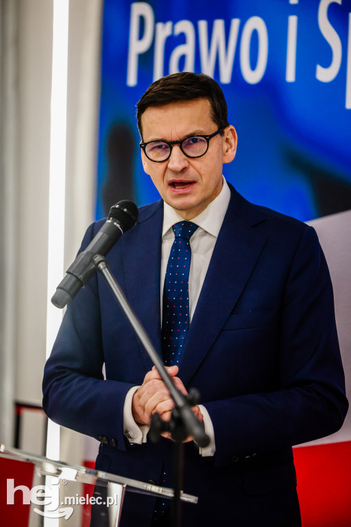 Tłumy na spotkaniu z Mateuszem Morawieckim w Mielcu