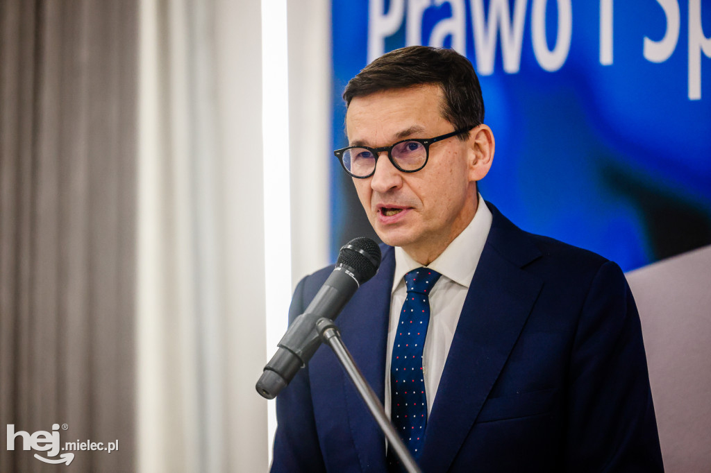 Tłumy na spotkaniu z Mateuszem Morawieckim w Mielcu