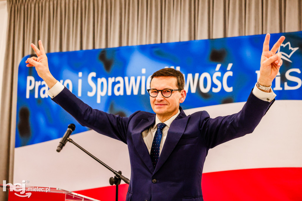 Tłumy na spotkaniu z Mateuszem Morawieckim w Mielcu