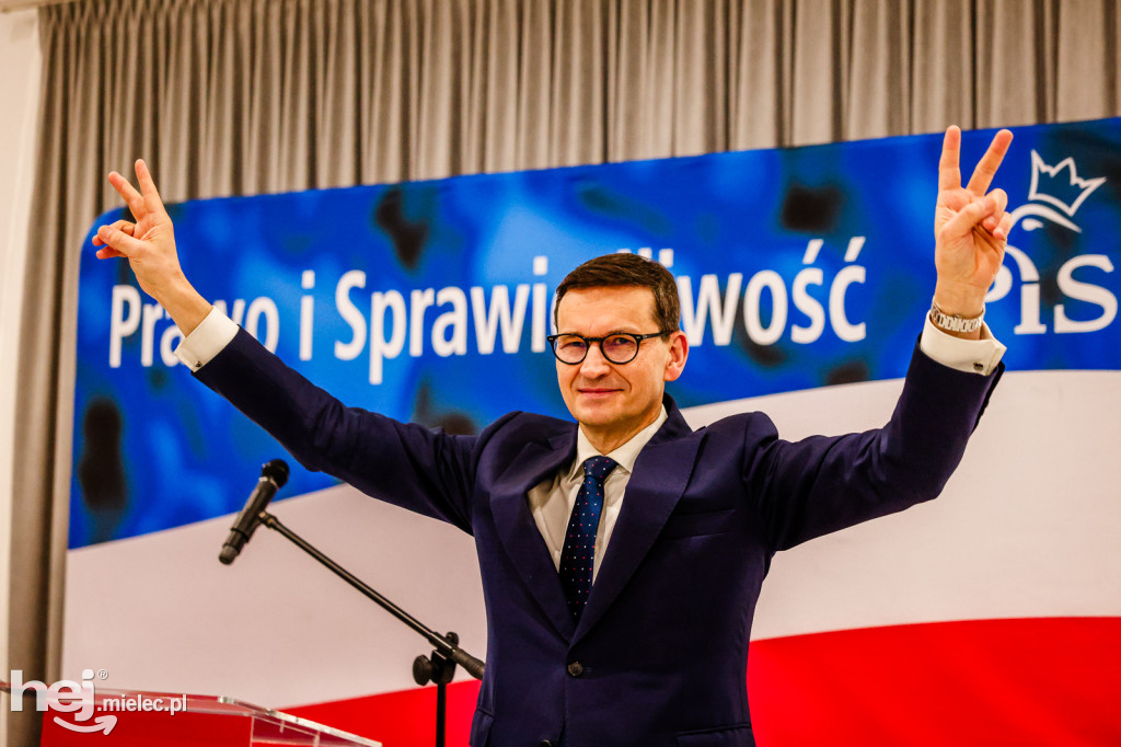 Tłumy na spotkaniu z Mateuszem Morawieckim w Mielcu