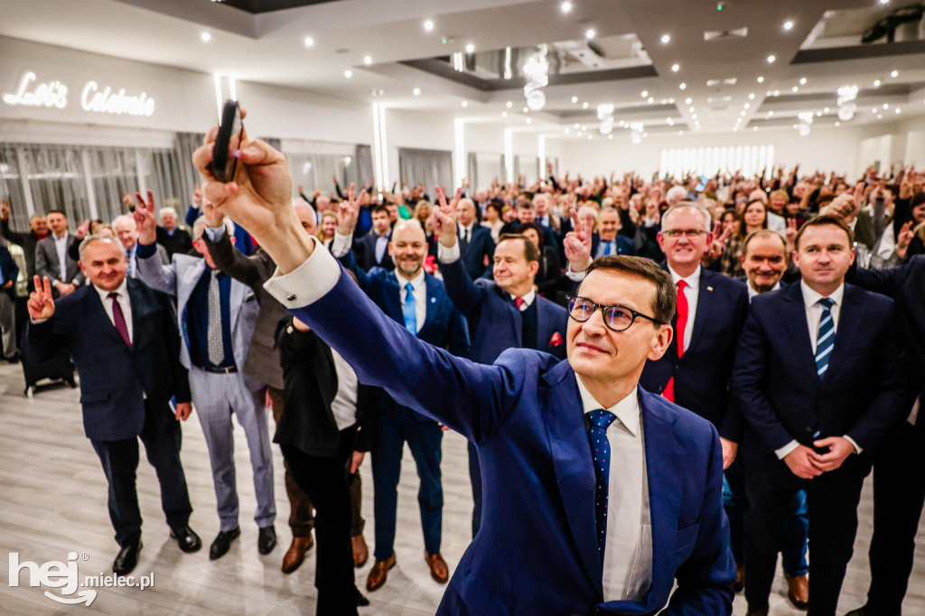 Tłumy na spotkaniu z Mateuszem Morawieckim w Mielcu