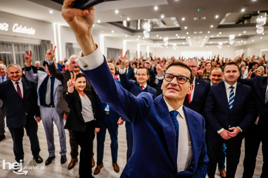 Tłumy na spotkaniu z Mateuszem Morawieckim w Mielcu