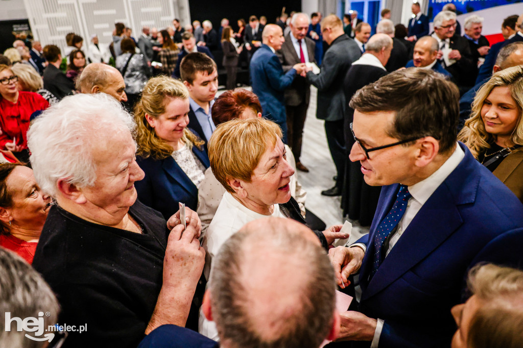 Tłumy na spotkaniu z Mateuszem Morawieckim w Mielcu