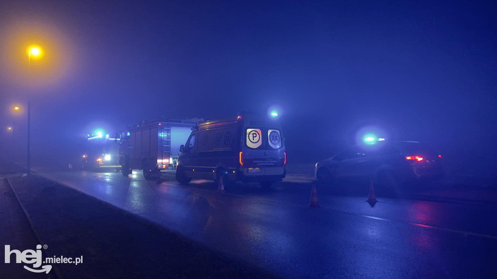 Dachowanie osobówki w Mościskach