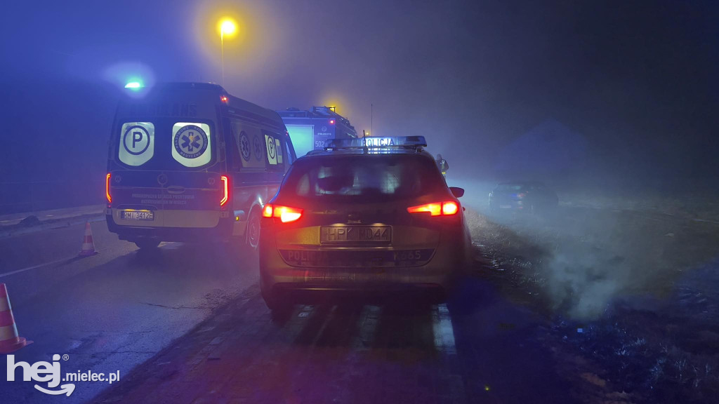 Dachowanie osobówki w Mościskach