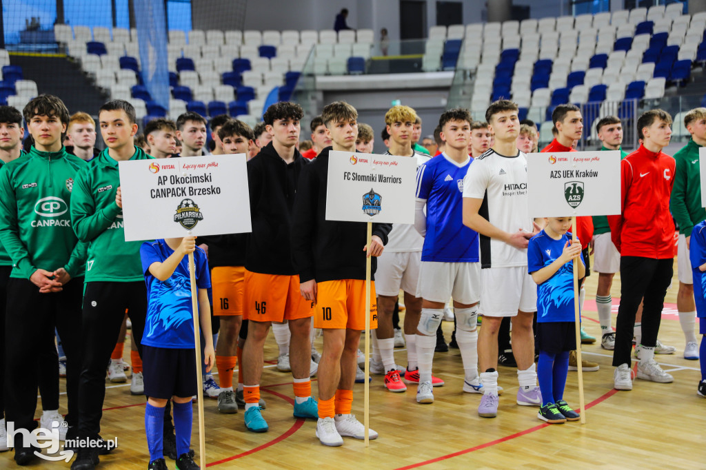 Uroczyste otwarcie Młodzieżowych Mistrzostw Polski U-19 w futsalu w Mielcu