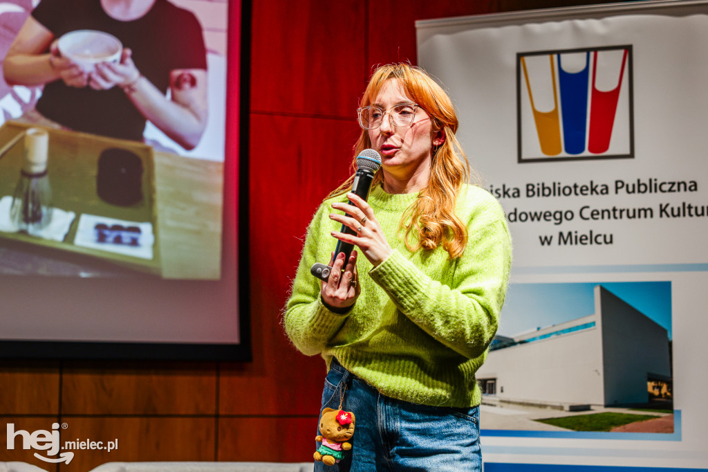 Spotkanie z Marceliną Sieroń w mieleckiej bibliotece