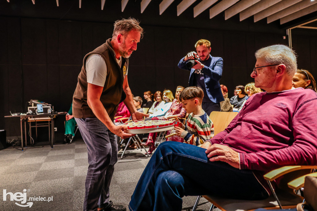 Spotkanie z Marceliną Sieroń w mieleckiej bibliotece