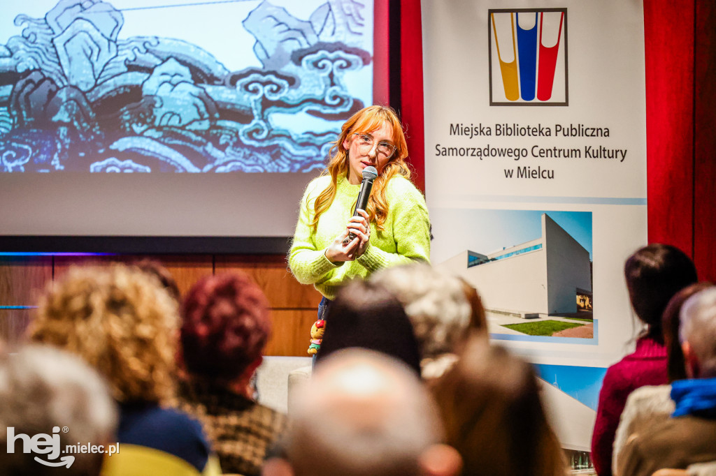 Spotkanie z Marceliną Sieroń w mieleckiej bibliotece