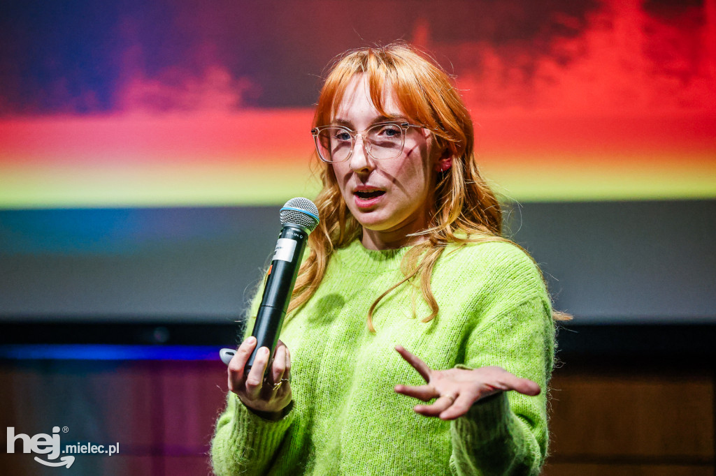 Spotkanie z Marceliną Sieroń w mieleckiej bibliotece