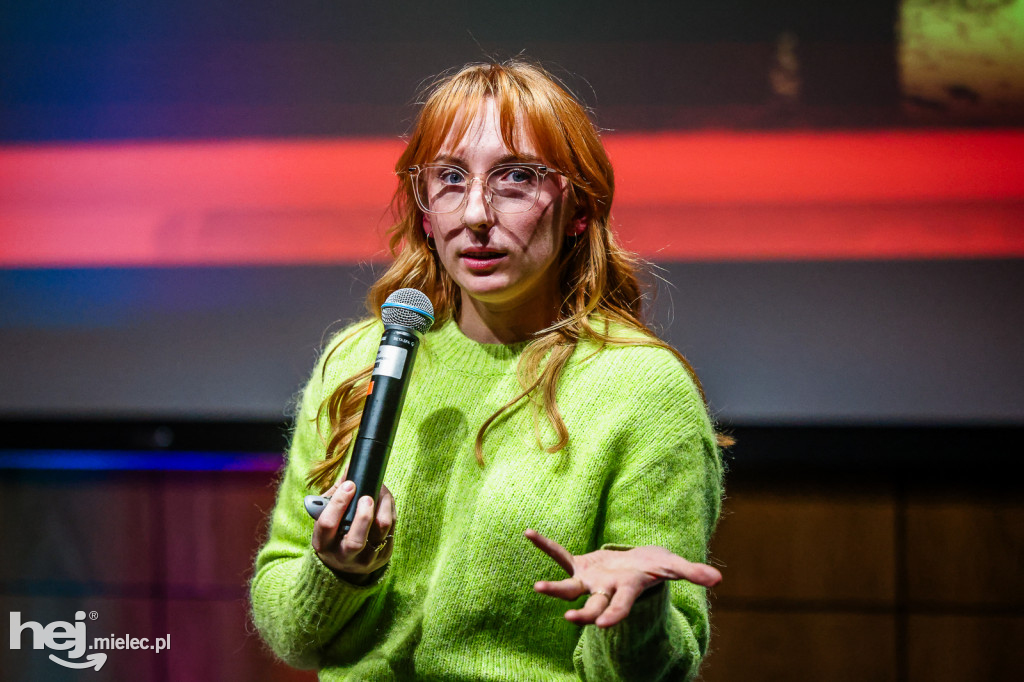 Spotkanie z Marceliną Sieroń w mieleckiej bibliotece
