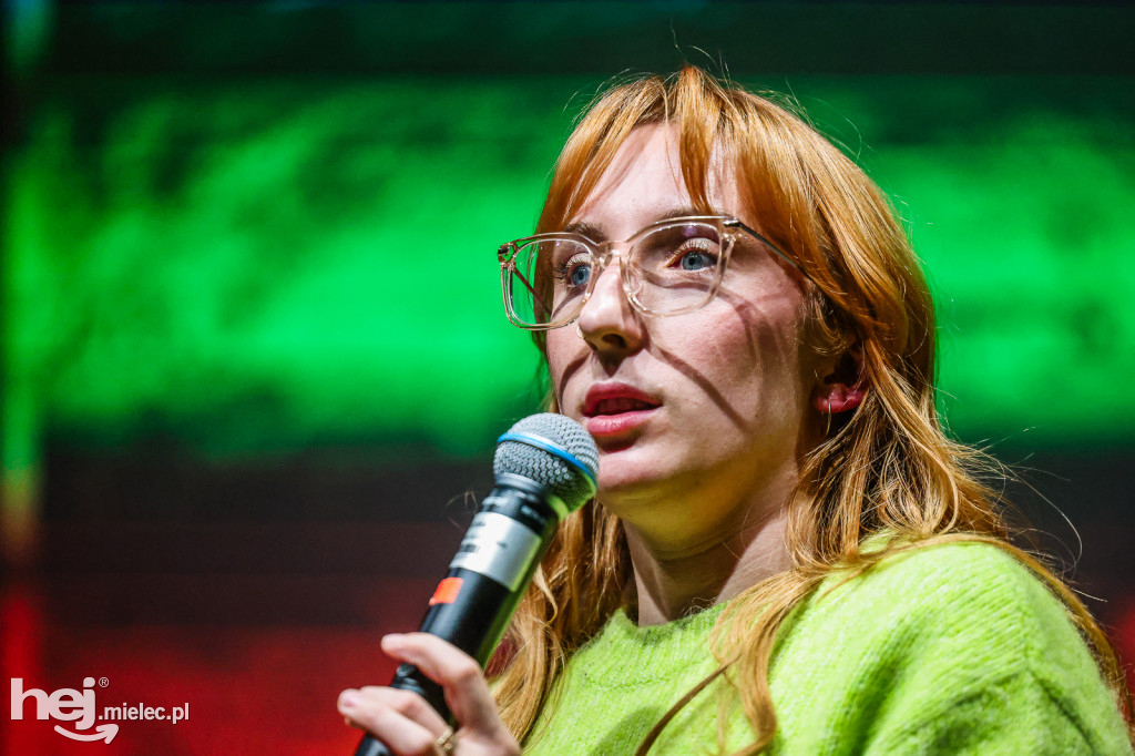 Spotkanie z Marceliną Sieroń w mieleckiej bibliotece