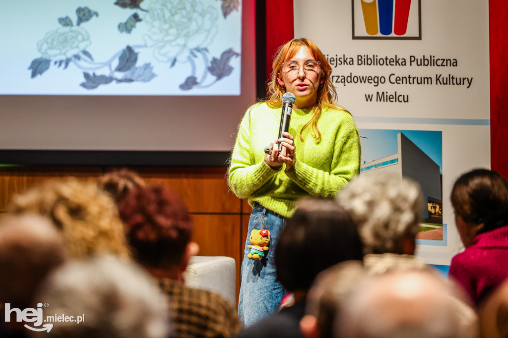 Spotkanie z Marceliną Sieroń w mieleckiej bibliotece