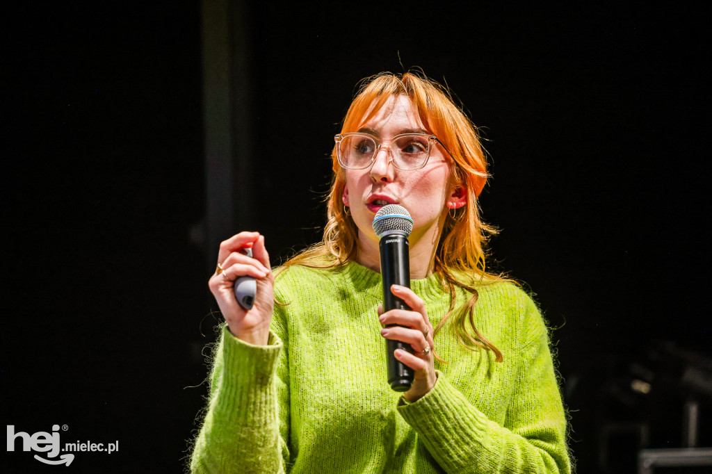 Spotkanie z Marceliną Sieroń w mieleckiej bibliotece