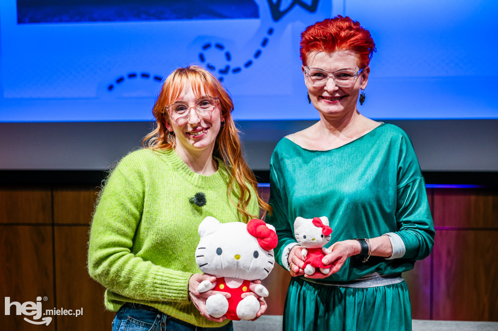 Spotkanie z Marceliną Sieroń w mieleckiej bibliotece