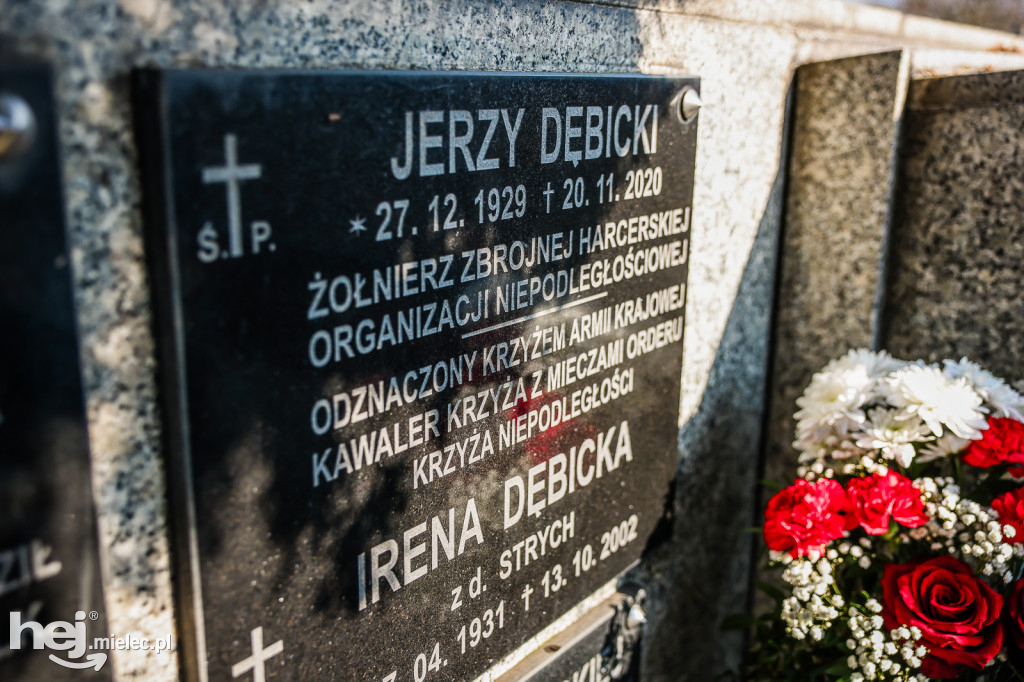ODZNACZENIE MOGIŁY ŚP. KPT. JERZEGO DĘBICKIEGO