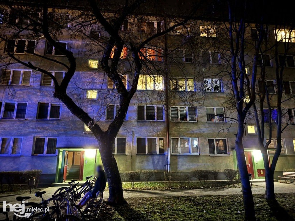 Wybuch gazu w mieszkaniu