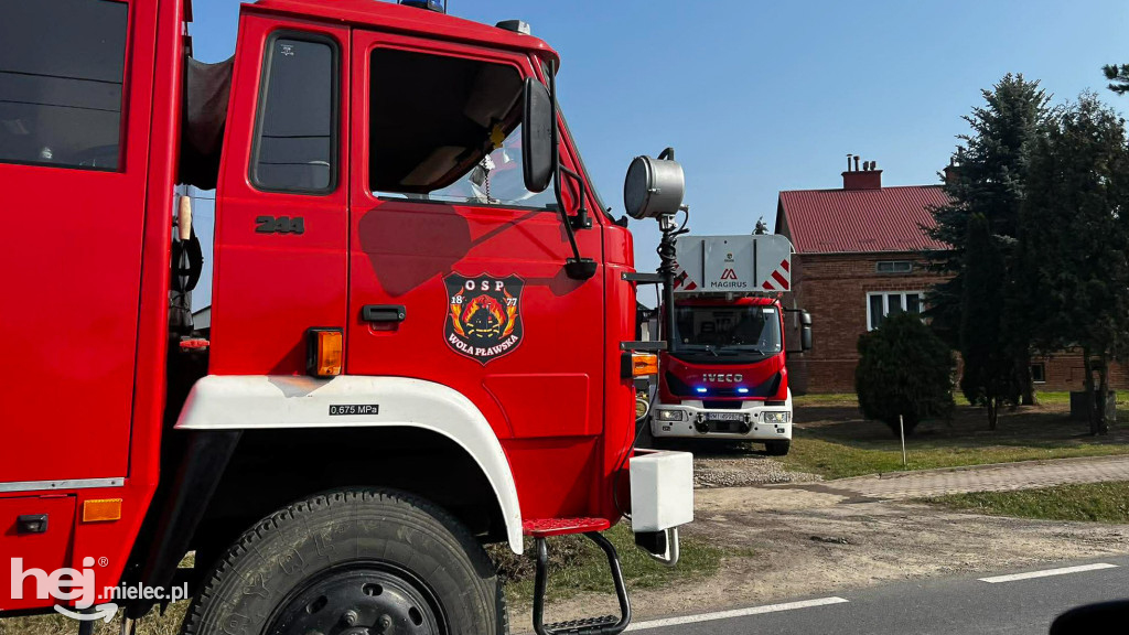 Pożar domu: dwudziestu strażaków w akcji
