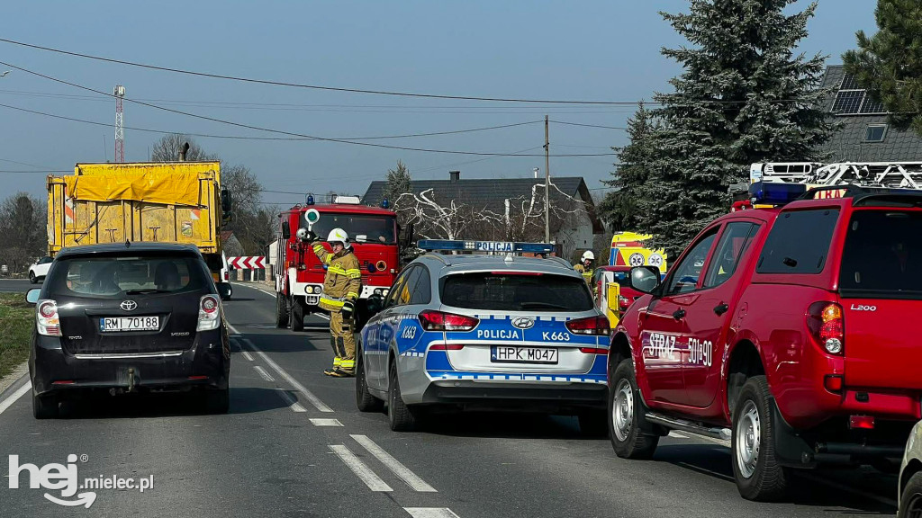 Pożar domu: dwudziestu strażaków w akcji
