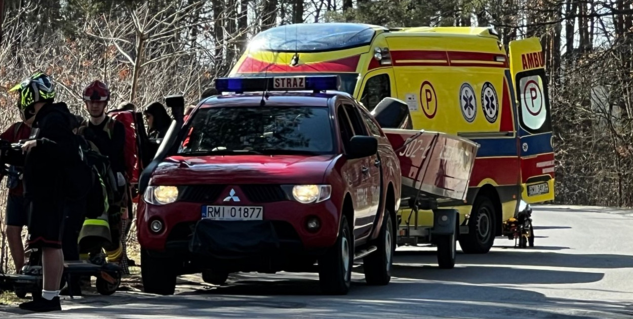 Blisko tragedii na Stawach Cyranowskich